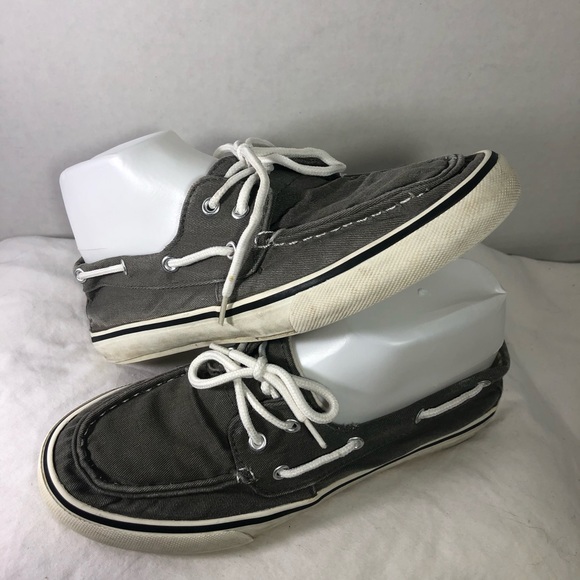 Men’s Dexter Comfort Boat Shoes Size 7 Gray White - Picture 1 of 5